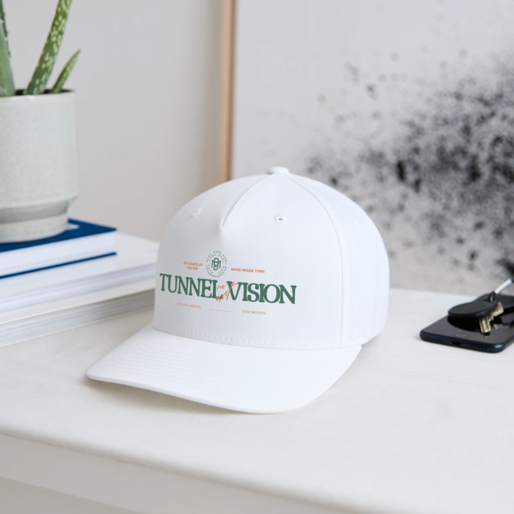 Tunnelvision - Flexfit Cap - Weiß