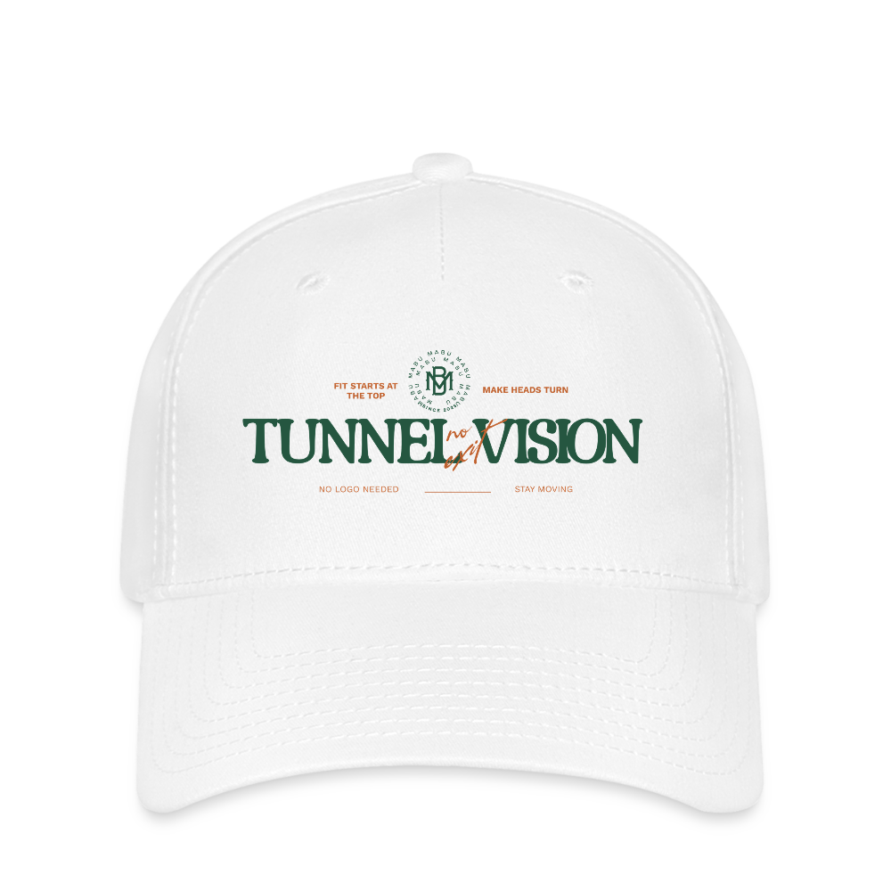 Tunnelvision - Flexfit Cap - Weiß